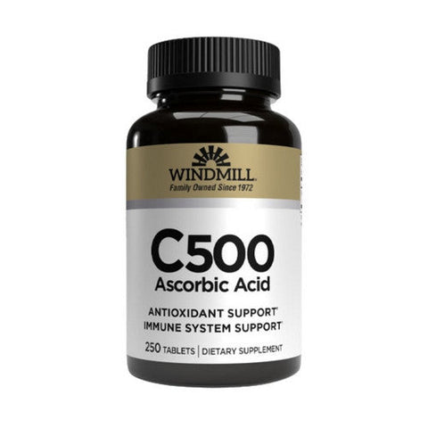 Windmill Health, Vitamin C, 500mg, 250 Tabs Windmill Health