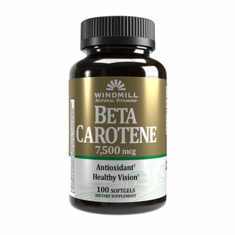 Windmill Health, Beta Carotene, 25000 IU, 100 Softgels Windmill Health