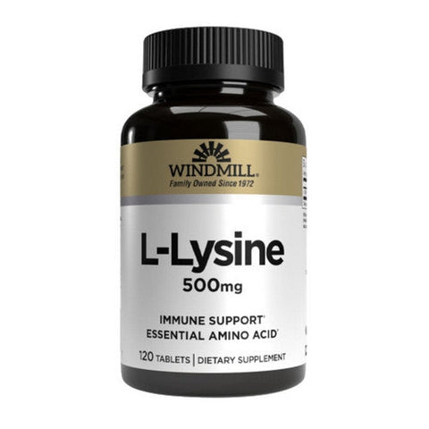 Windmill Health, L-Lysine HCL, 500 mg, 120 Tabs Windmill Health
