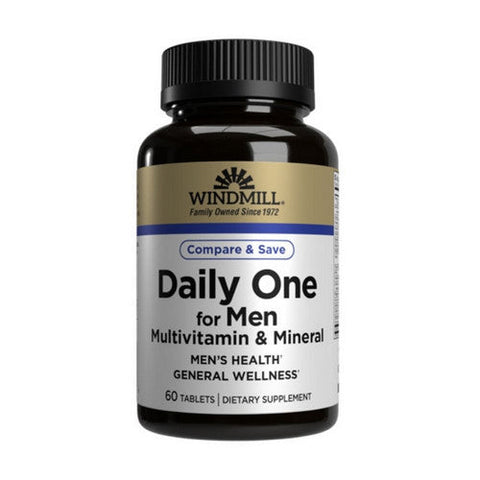 Windmill Health, Daily Vitamin Mens Formula, 60 Tabs Windmill Health