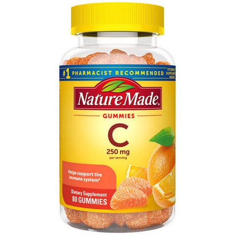 Nature Made, Vitamin C, 250mg, 80 Gummies Nature Made