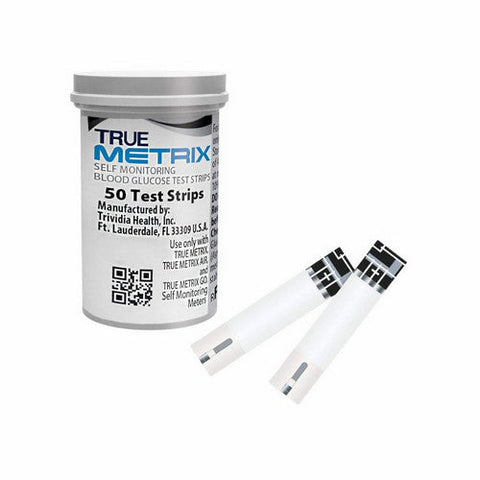 True Metrix, Self Monitoring Blood Glucose Test Strips, 50 Count True Metrix