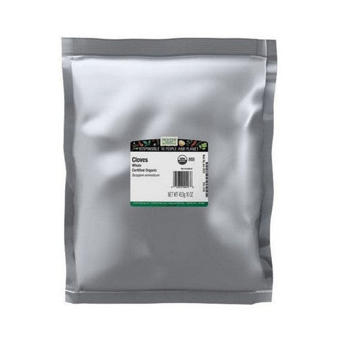 Frontier Coop, Organic Whole Cloves, 1 lb Frontier Coop