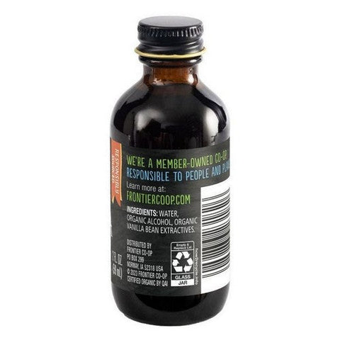 Frontier Coop, Organic Pure Vanilla Extract, 2 Oz Frontier Coop