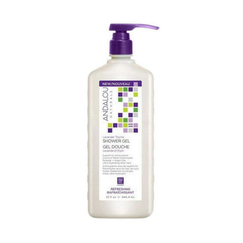 Andalou Naturals, Refreshing Shower Gel Lavender Thyme, 32 Oz Andalou Naturals