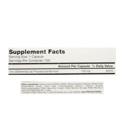 Breckenridge, Ferrex 150 Original Formula, 100 Caps Breckenridge