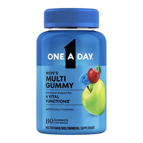 One-A-Day, One A Day VitaCraves Men's Multi Gummies, 70 Gummies One-A-Day