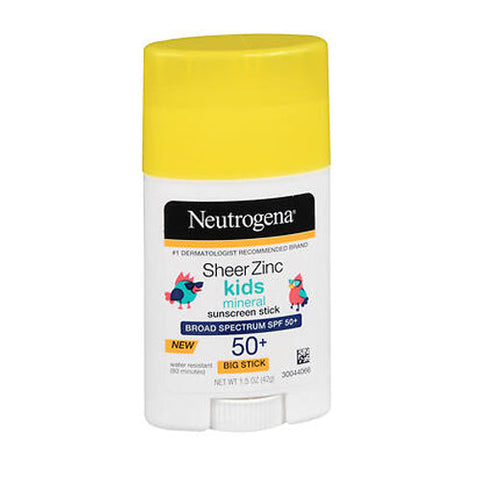 Neutrogena, Sheer Zinc Oxide Kids Mineral Sunscreen Stick, 1.5 Oz Neutrogena