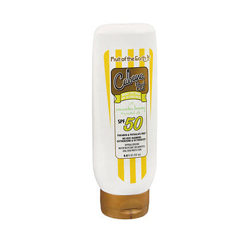Fruit Of The Earth, Spf 50 Sunscreen With Manuka Honey And Essential Oils, 8 Oz Fruit Of The Earth