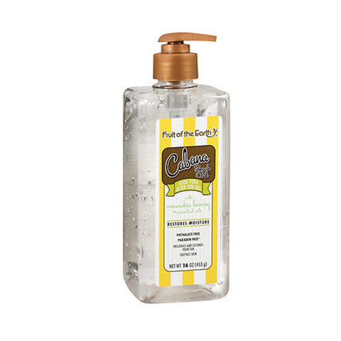 Fruit Of The Earth, Aloe Vera After Sun Gel With Manuka Honey And Essential Oils, 16 Oz Fruit Of The Earth