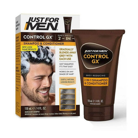 Just For Men, Control Gx 2 In 1 Shampoo And Conditioner, 4 Oz Just For Men