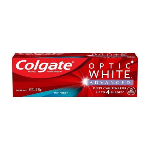 Colgate, Optic White Icy Cool Fresh Anticavity Fluoride Toothpaste Fresh Mint, 3.2 Oz Colgate
