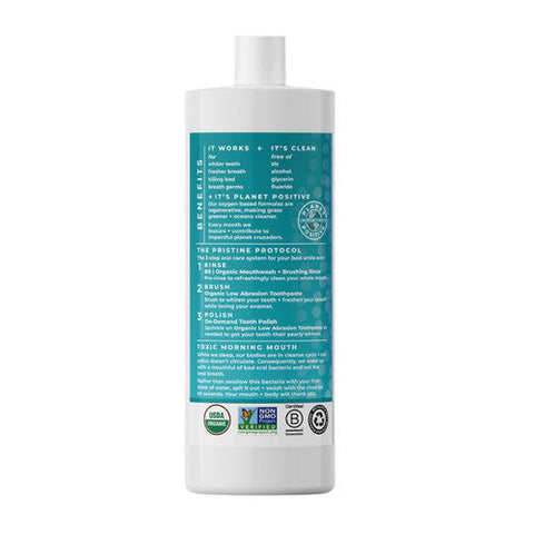 Essential Oxygen, BR Organic Mouthwash Brushing Rinse Wintergreen, 32 Oz Essential Oxygen