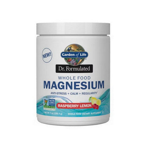 Garden of Life, Dr. Formulated Magnesium Powder Raspberry Lemon, 7 Oz Garden of Life