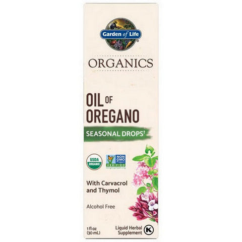 Garden of Life, Organics Oil of Oregano Drops, 1 Oz Garden of Life