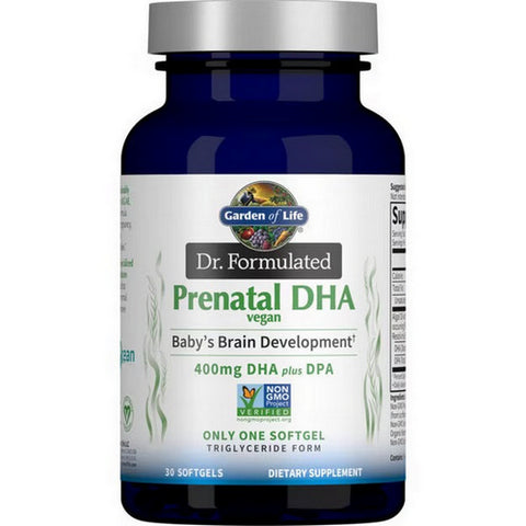 Garden of Life, Dr. Formulated Prenatal Vegan DHA, 30 Softgels Garden of Life