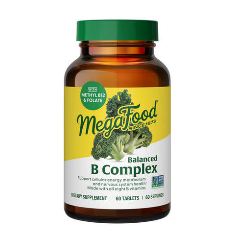 MegaFood, Balanced B Complex, 60 Tabs MegaFood