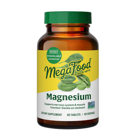MegaFood, Magnesium, 60 Tabs MegaFood