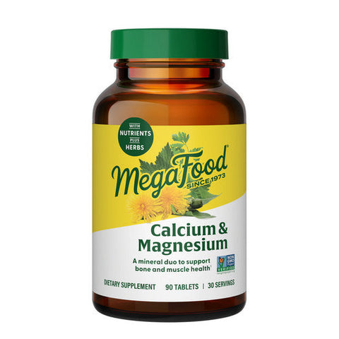 MegaFood, Calcium & Magnesium, 90 Tabs MegaFood