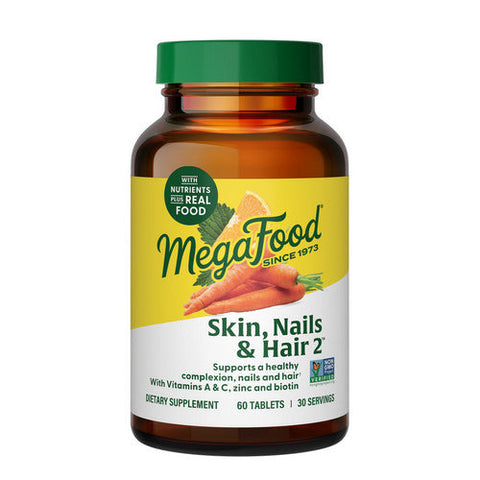 MegaFood, Skin - Nails & Hair 2, 60 Tabs MegaFood
