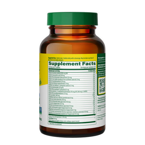 MegaFood, Men's Advanced Multivitamin, 60 Tabs