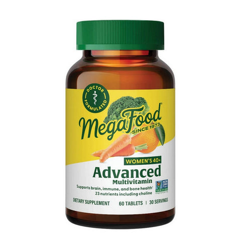 MegaFood, Women's 40+ Advanced Multivitamin, 60 Tabs MegaFood