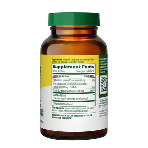 MegaFood, Methyl B12, 90 Tabs MegaFood