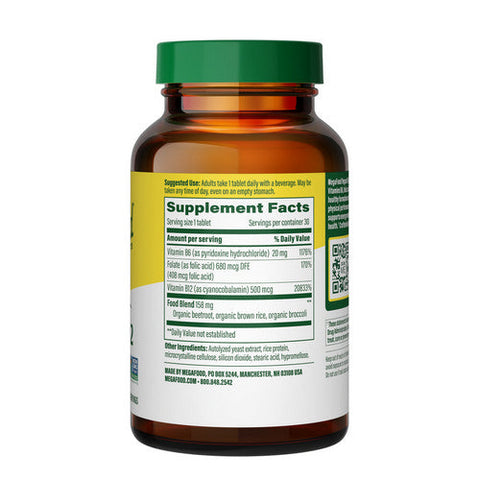 MegaFood, Vegan B12, 30 Tabs MegaFood