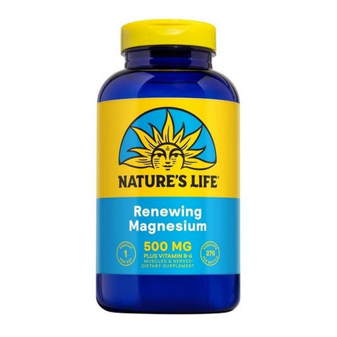 Nature's Life, Renewing Magnesium, 500 Mg, 275 Count Nature's Life