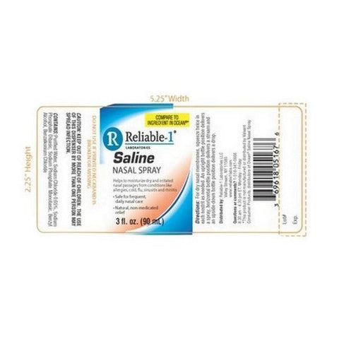 Boroleum, Nasal Saline Spray, 3 Oz Boroleum