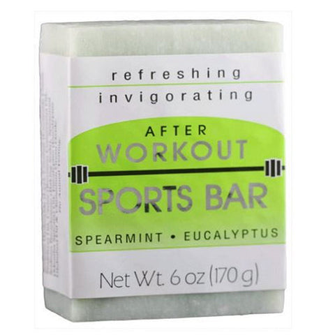 Grandmas Pure & Natural, After Workout Sports Bar, Spearmint Eucalyptus 6 Oz Grandmas Pure & Natural