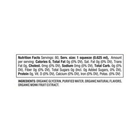 Sweetleaf Stevia, Organic Monk Fruit Sweetener Squeezable Old Fashioned Lemonade, 1.7 Oz