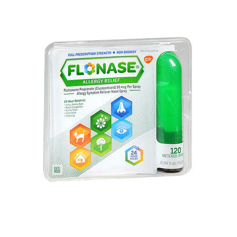 Flonase, 4 Hour Allergy Relief Fluticasone Propionate Nasal Spray, 50 Mcg, 144 Count Flonase