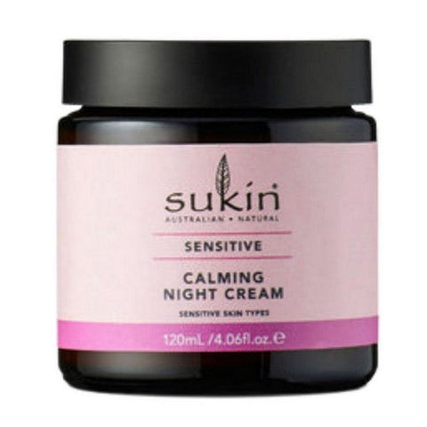 Sukin, Sensitive Skin Calming Night Cream, 4.06 Oz Sukin