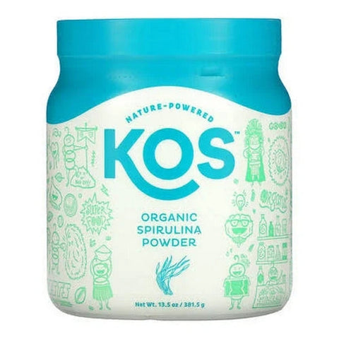 Kos, Organic Spirulina Powder, 13.5 Oz Kos
