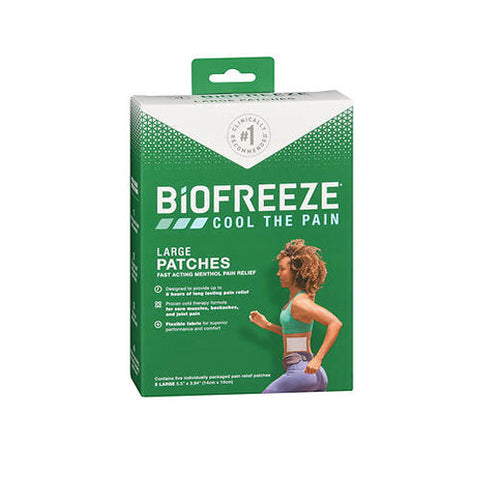 Biofreeze, Pain Relief Patch, 5 Count Biofreeze