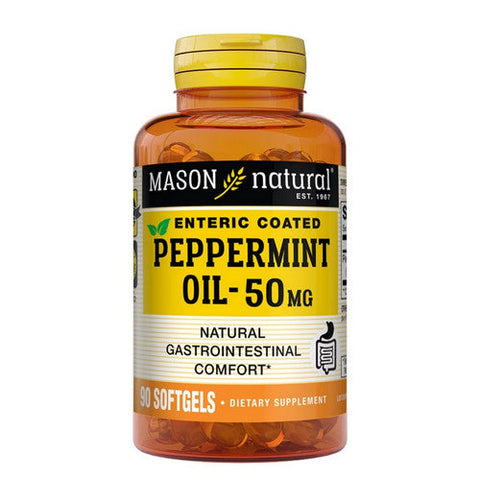 Mason, Peppermint Oil, 50 mg 90 Softgel Mason