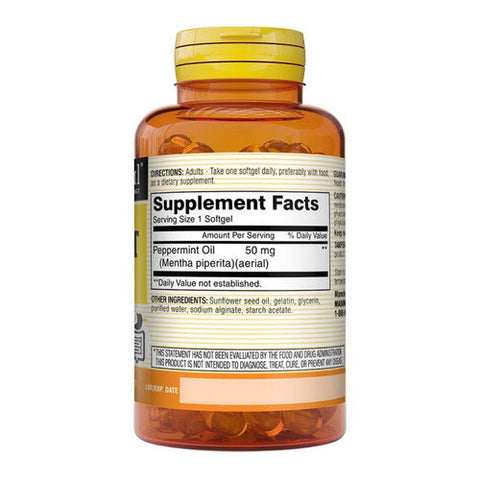Mason, Peppermint Oil, 50 mg 90 Softgel Mason