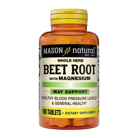 Mason, Beet Root with Magnesium, 100 Tabs Mason