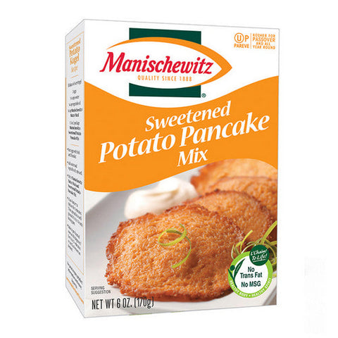 Manischewitz, Sweet Potato Pancake Mix, 6 Oz(Case Of 6) Manischewitz