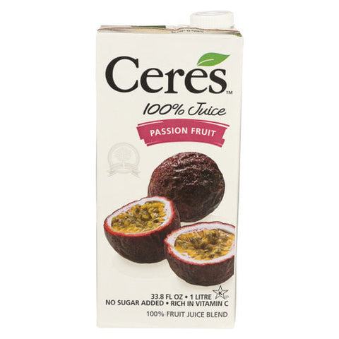 Ceres, Ceres  Juice Passion Fruit, Case of 12 X 33.8 Oz Ceres