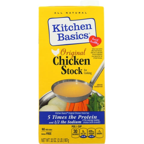 Kitchen Basics, Stock Chckn Gf, Case of 12 X 32 Oz Kitchen Basics