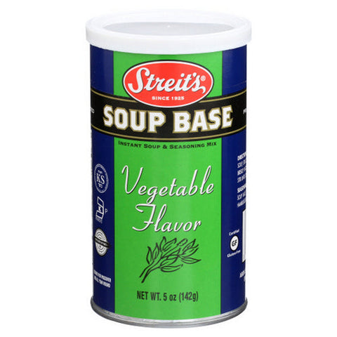 Streits, Soup Base Vegetable Flavor, 5 Oz(Case Of 6) Streits