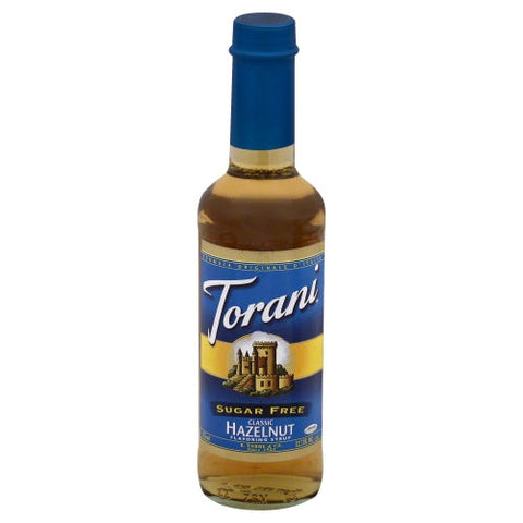 Torani, Sugar Free Hazelnut Syrup, 12.7 Oz(Case Of 4) Torani