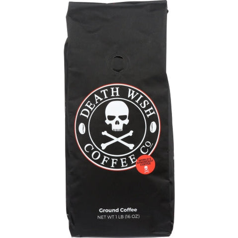 Death Wish Coffee, Coffee Grnd 16Oz Bg, 1 Lb(Case Of 6) Death Wish Coffee