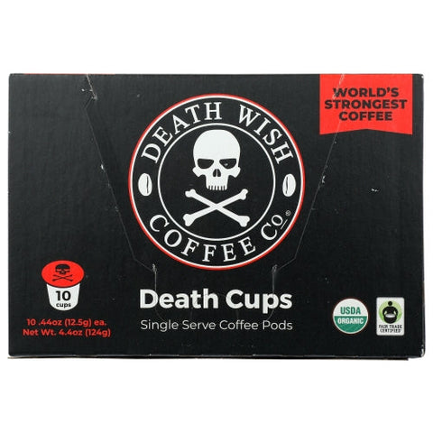 Death Wish Coffee, Ss Caps 10 Ct, 10 Caps(Case Of 6) Death Wish Coffee