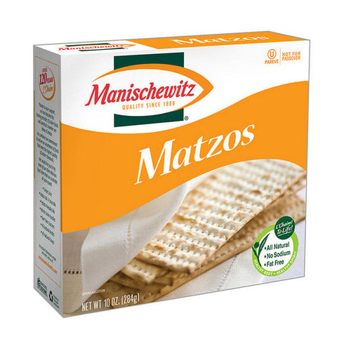 Manischewitz, Unsalted Matzo, 10 Oz(Case Of 12) Manischewitz
