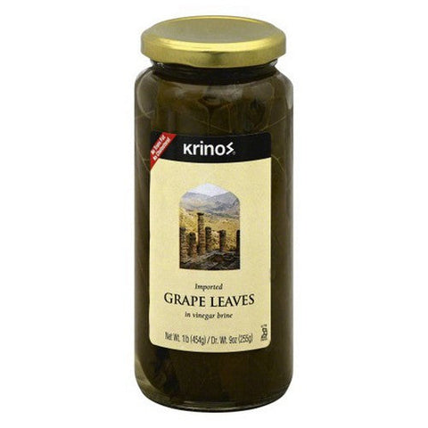 Krinos, Grape Leaves, 16 Oz(Case Of 6) Krinos