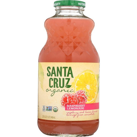 Santa Cruz, Juice Raspbrry Lemonade Org, Case of 12 X 32 Oz Santa Cruz