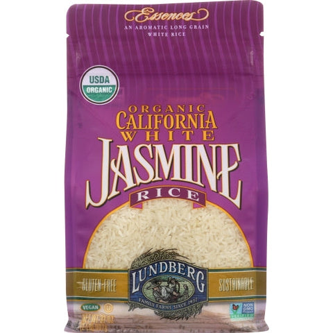Lundberg, Organic California White Jasmine Rice, 2 lb(Case Of 6) Lundberg